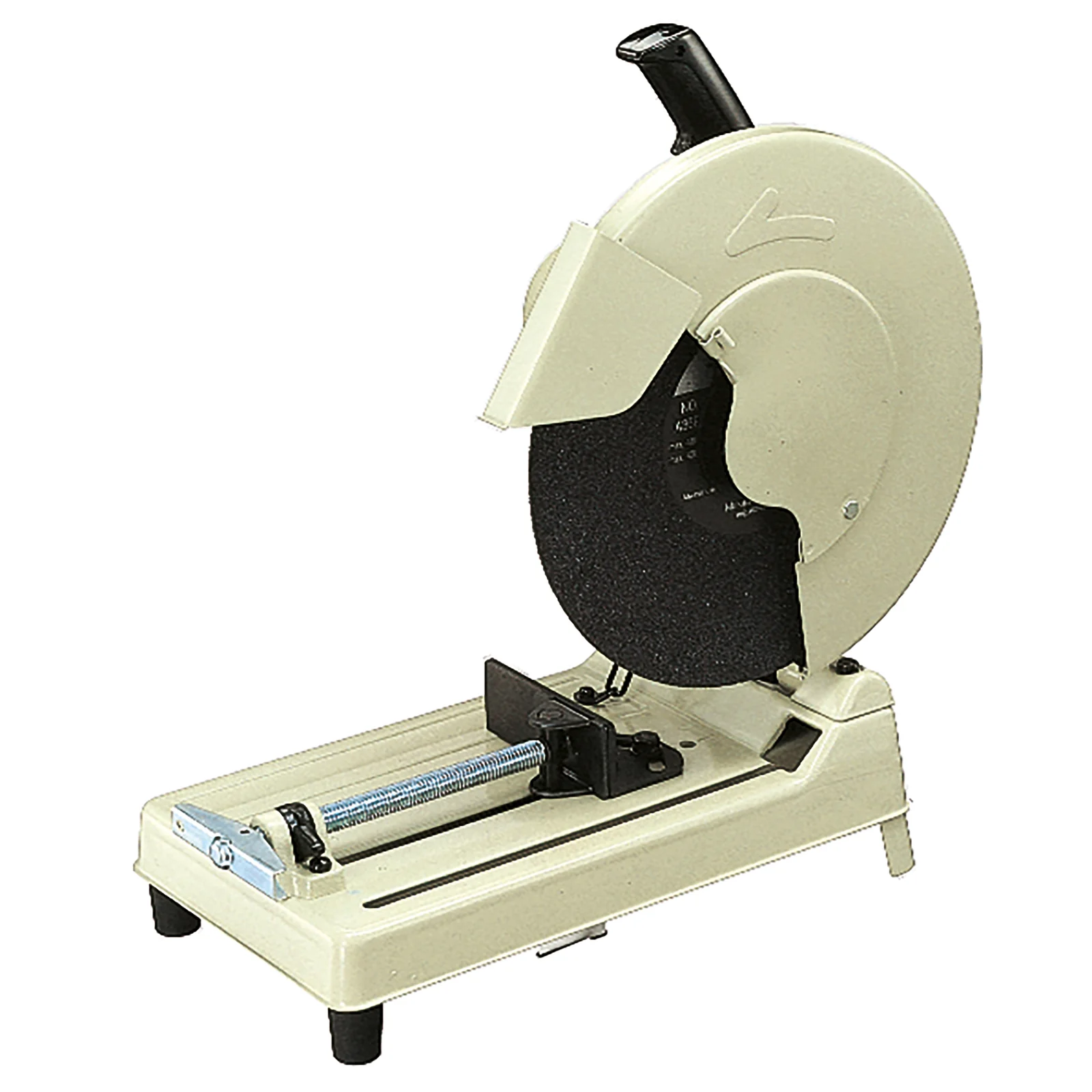 A Makita abrasive cut-off saw for cutting steel sections and pipe.